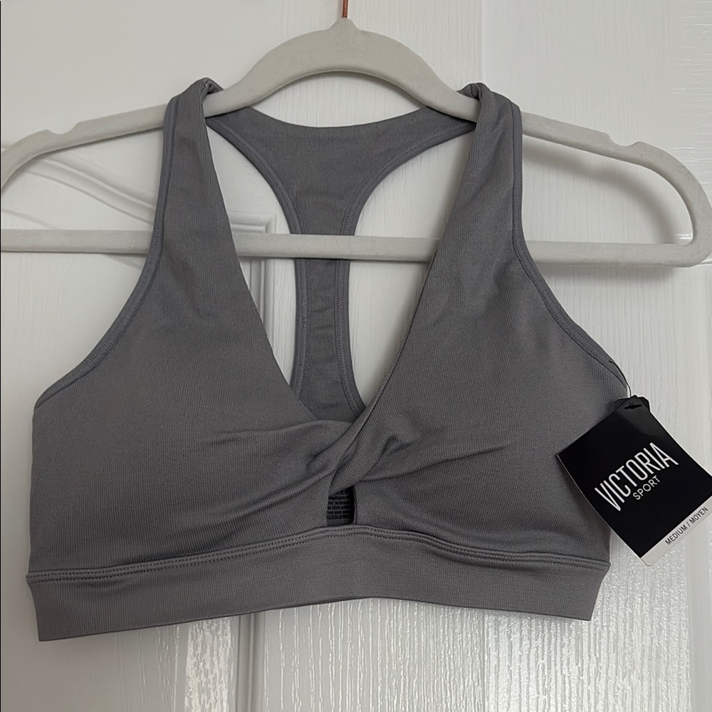 Grey Women's Sports Bra/Bralette
